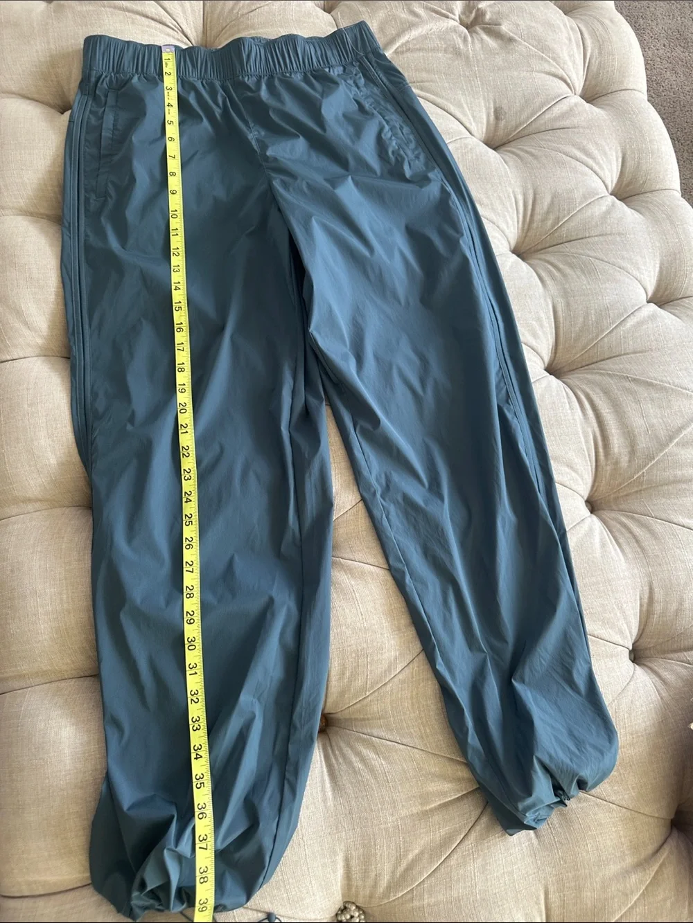Athleta Slate Blue Elastic-Waist Joggers